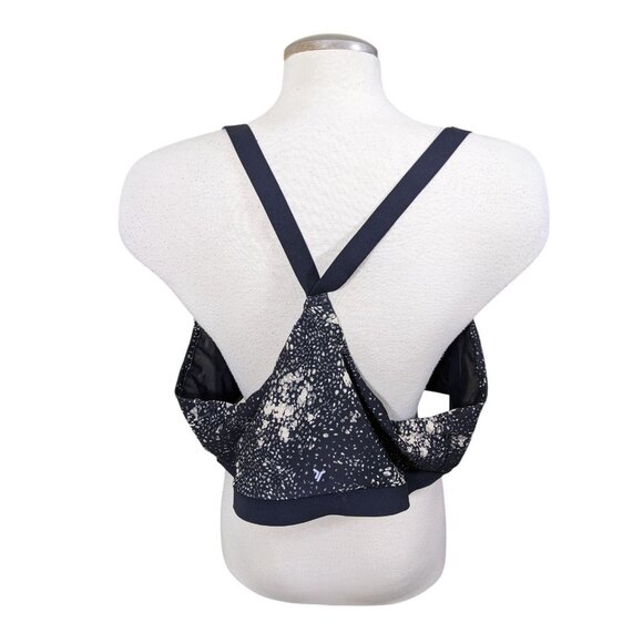 Old Navy Active Powersoft Go Dry Womens 4X Support Sports Bra Black White Padded - Picture 2 of 3